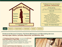 Tablet Screenshot of professionalservicesco.com